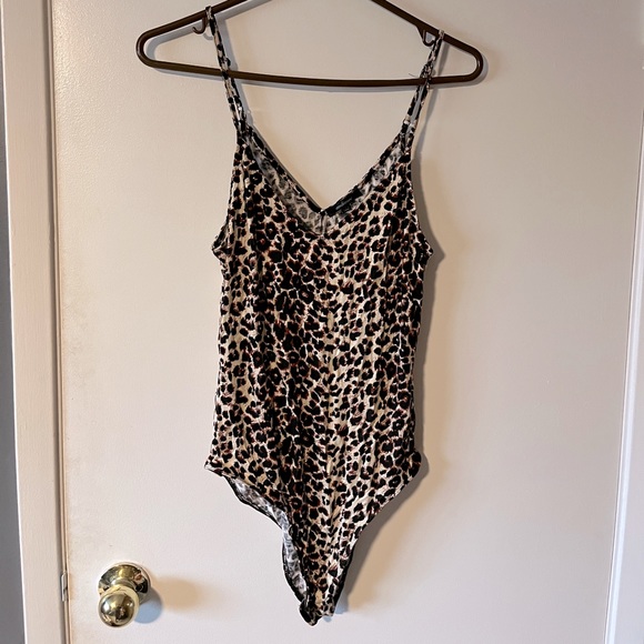 XL Leopard Print Bodysuit - Picture 1 of 1